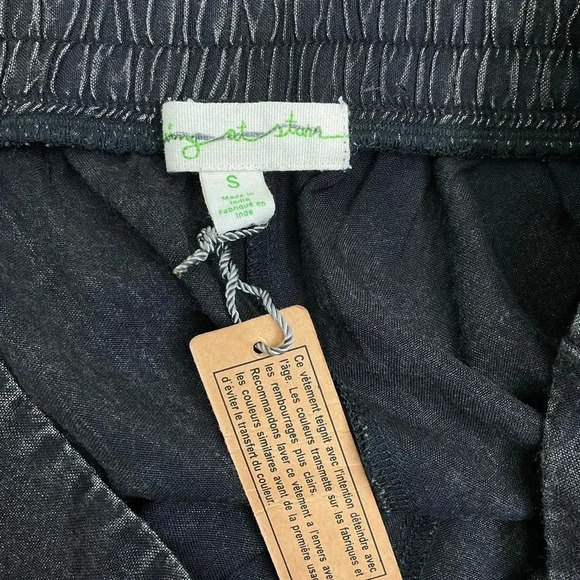 Urban Outfitters Staring At Stars Black Stonewashed Jogger Pants Small - Picture 3 of 5